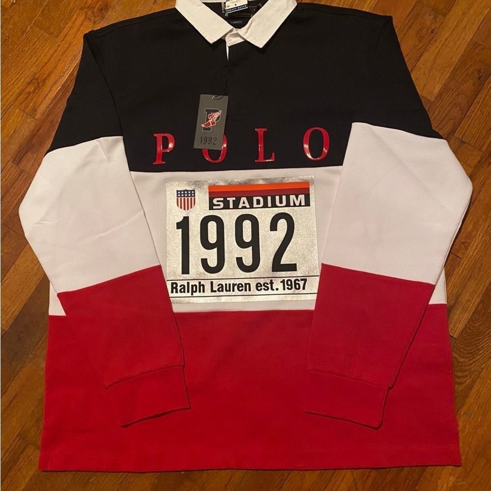 NWT Polo Ralph Lauren 1992 Stadium Shirt Size Medium & Large